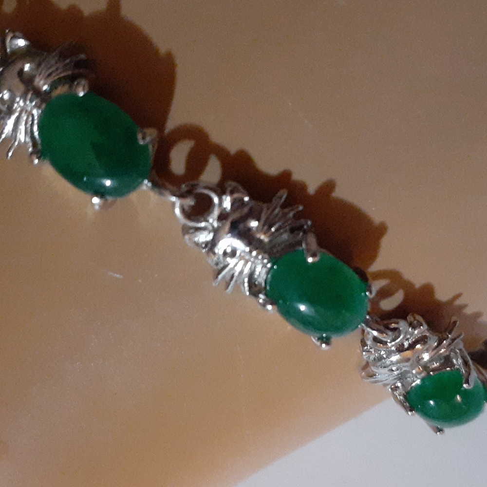 VTG Saint Patties Day 18kt GP Kitty Bracelet - Picture 6 of 8